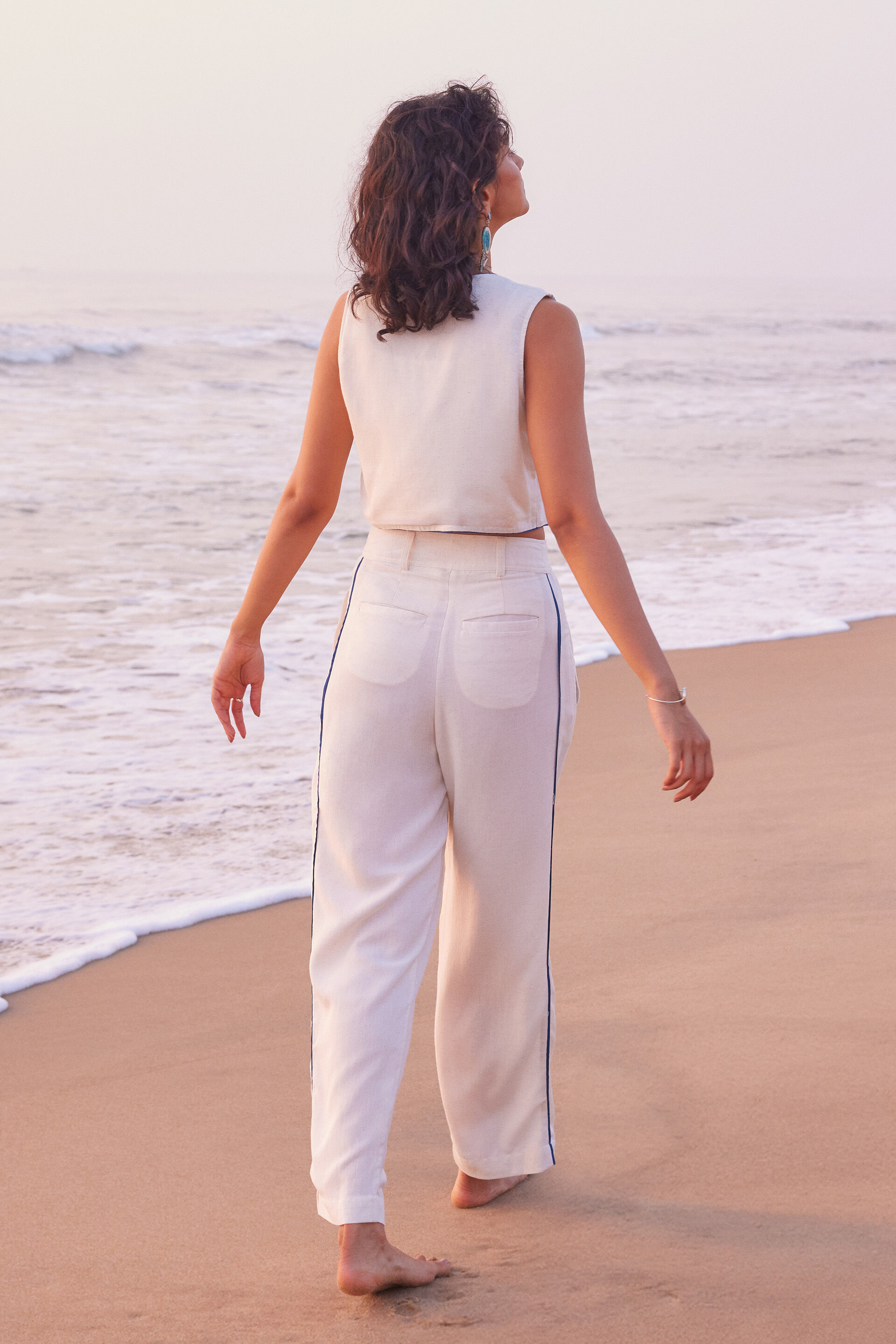 Serene Indigo Jacket, Natural, image 4